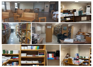 احیای کتابخانه آسیب دیده (در اثر حادثه آتش سوزی ) دانشگاه علوم پزشکی ایرانشهر